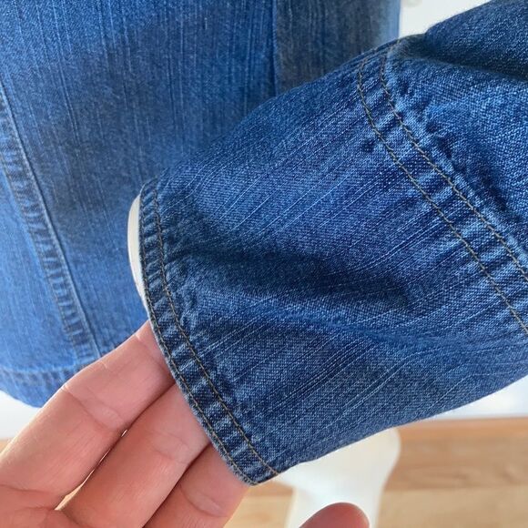 Columbia Jean Jacket blue denim button down medium pockets - Picture 11 of 16